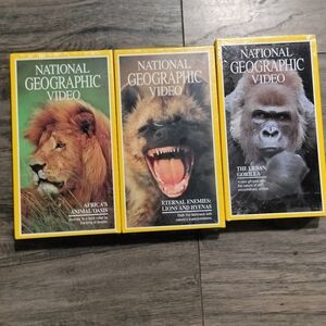 National Geographic Video Cases - Yellow and Black